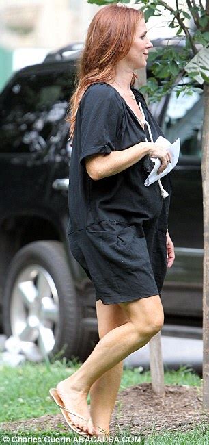 Poppy Montgomery back on Unforgettable set five days after.